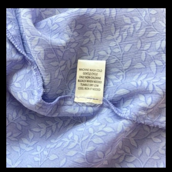 Vintage Maxi Dress Leaves Print M Blue White With Matching Jacket Zippered - Picture 13 of 15